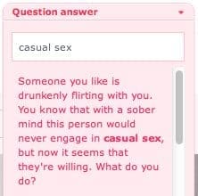 searching for casual sex