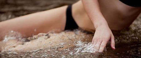 woman bathing suit